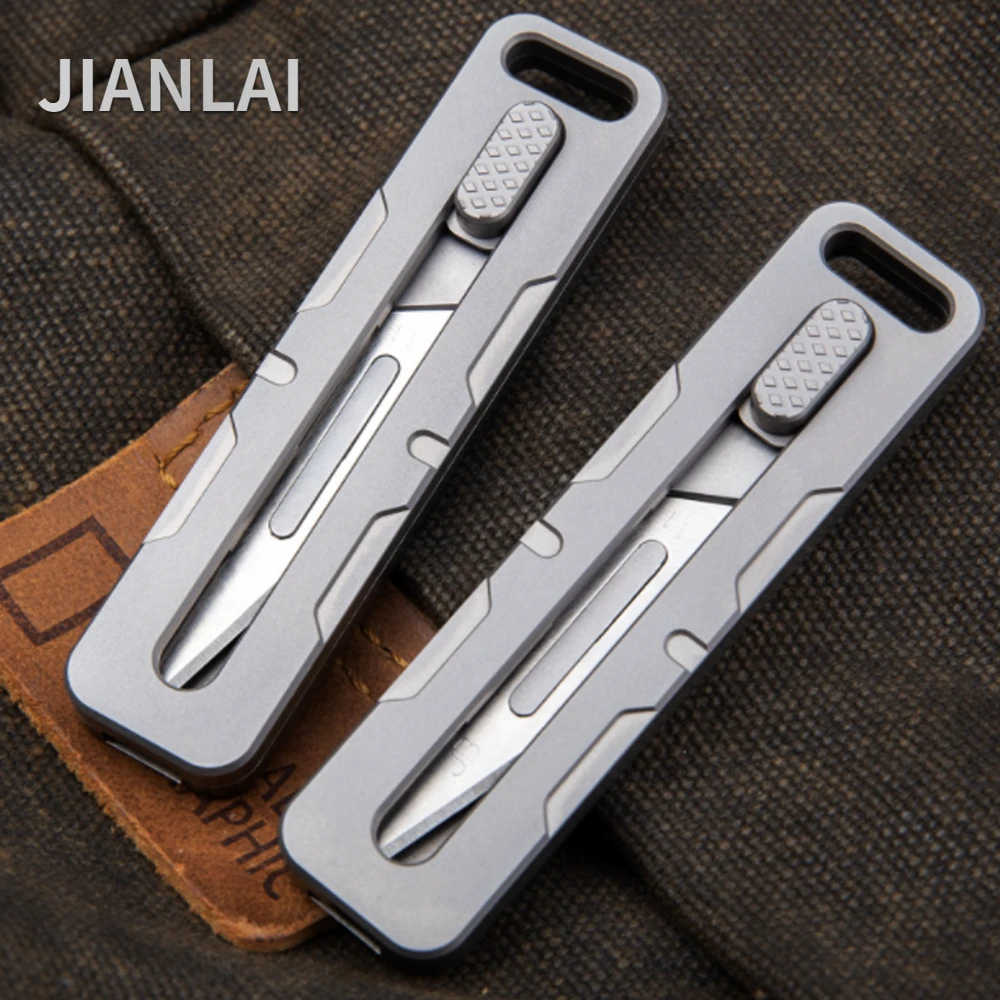 New Utility Knife Titanium Surgical Blade Portable Scalpel Carving Tool Knife Multi-Function Pocket Knife10pcs 11 surgical blade