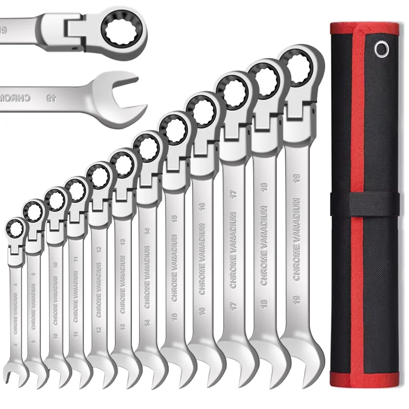 

Combination Ratchet Wrench,Key Wrench Kits , Dual-purpose Ratchet Tool, Ratchet Combination Set, Car Hand Tools