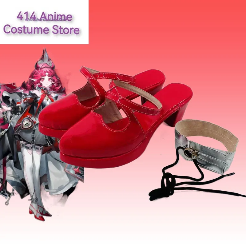 Anime Game Arknights Nimf Cosplay Schoenen Mannen Vrouw Halloween Party Schoenen