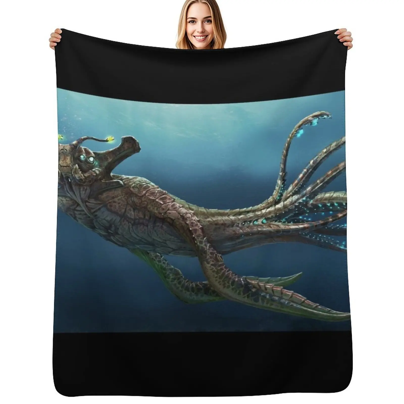 Sea Emperor Transparent Throw Blanket Luxury St Designers Summer Beddings Decoratives christmas decoration Giant Sofa Blankets