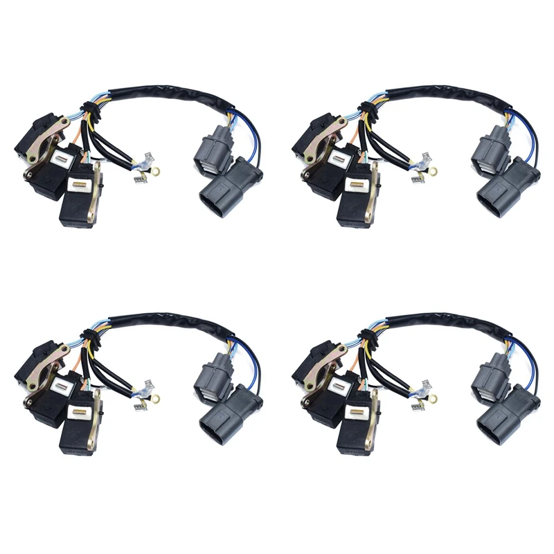 4X Ignition Distributor Sensor Plug Connector For 1992-95 Honda Civic 1.5L 1.6L 30100-P08-006,TD42U,TD45U,DST17404