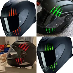 Motorcycle Helmet Stickers Cool Monster Claw Scratch Stripe Vinyl Decals Waterproof DIY Motorbike Fuel Tank Scooter Body Decor