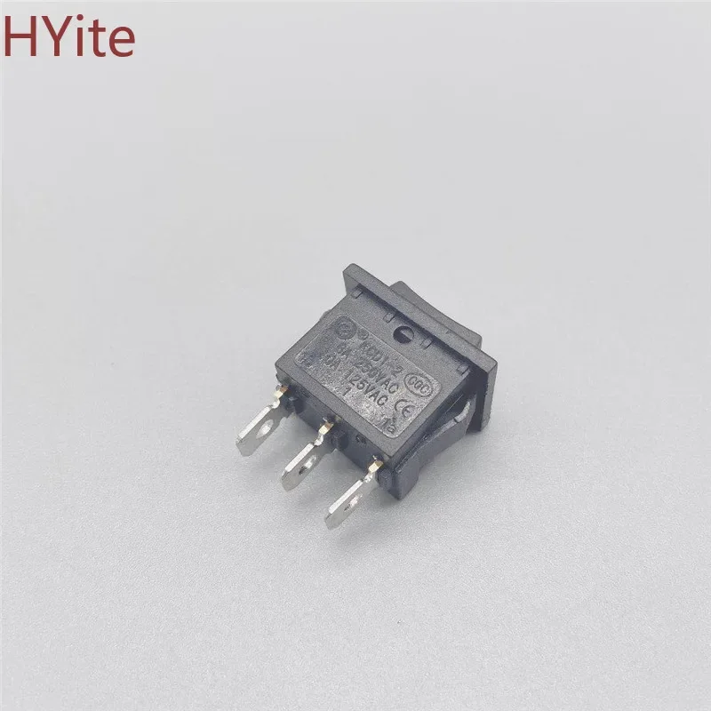 5PCS momentary rocker switch 3 flat pins,both sides spring return to middle after released,mom on - off - mom on21 * 15MM