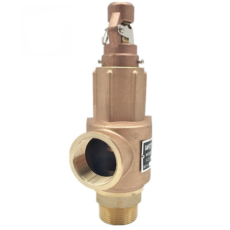 

NPT / BSPT Spring Full Threaded Brass Bronze Safety Relief Valve with Lever