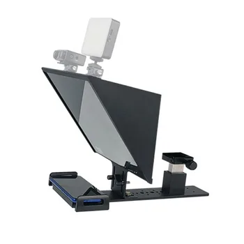 FEELWORLD TP13A Portable 13 Inch Teleprompter Supports Under 13" DSLR Shooting…