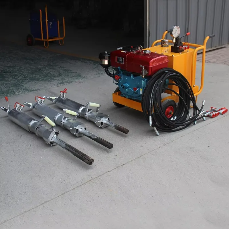 Diesel Hydraulic Rock Splitting Machine Heavy Hydraulic Stone Splitter Large Scale Quarry Production Equipment