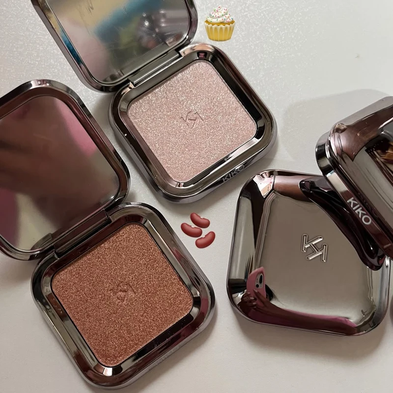 KIKO New Autumn Unlimited Pocket Powder Blush Easy To Apply Color Mirror Lipstick Purple Outer Package With Moist Glossy Finish