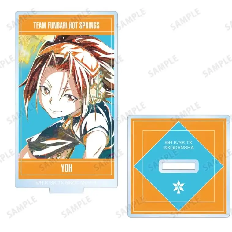 Anime SHAMAN KING Yoh Asakura rectangle 15CM Acrylic Figure Stand Model Plate Keychains desk decorations Gifts For Friends