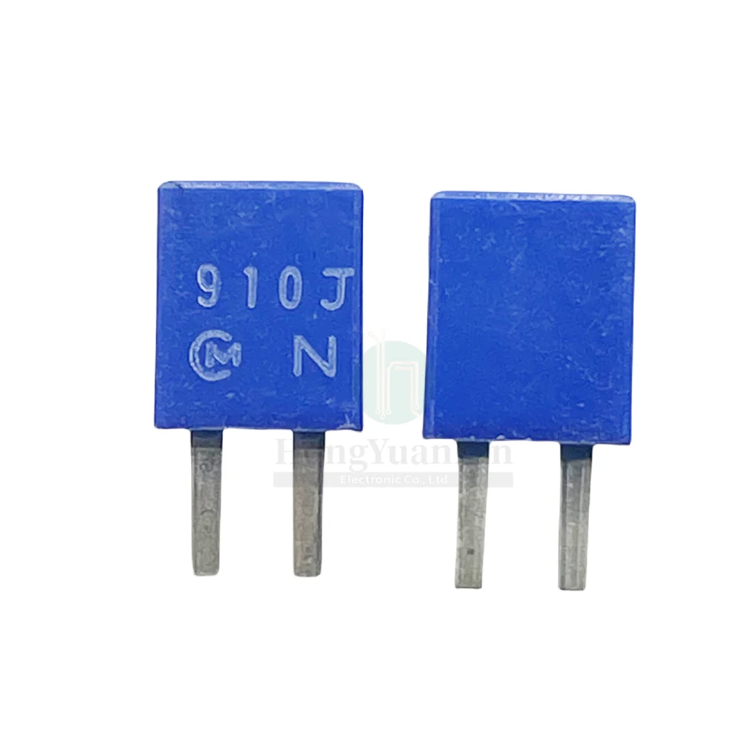 50pcs/ 910K Murata ceramic crystal CSB910J 910J 910KHZ in-line 2-pin ceramic