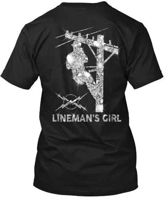 Past Buyers Exclusive - Linemans Girl T-Shirt Made in the USA Anime Pattern Clothing Cotton Short SleeveAnime Graphic T-shirts f