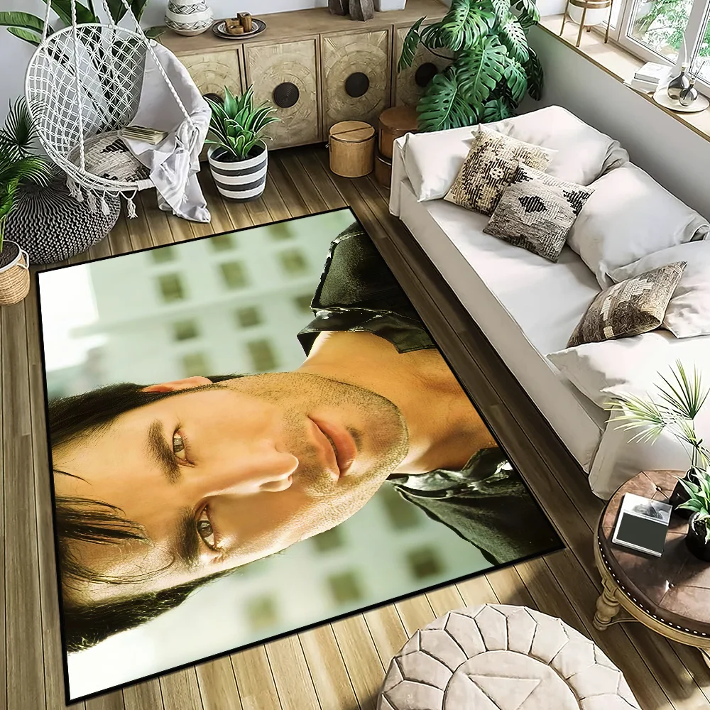 Singer C-Chayanne music Bailemos Otra Vez small Rug Carpet Home Decor Bedroom Mat Hallway Balcony Entrance Doormat Decoration