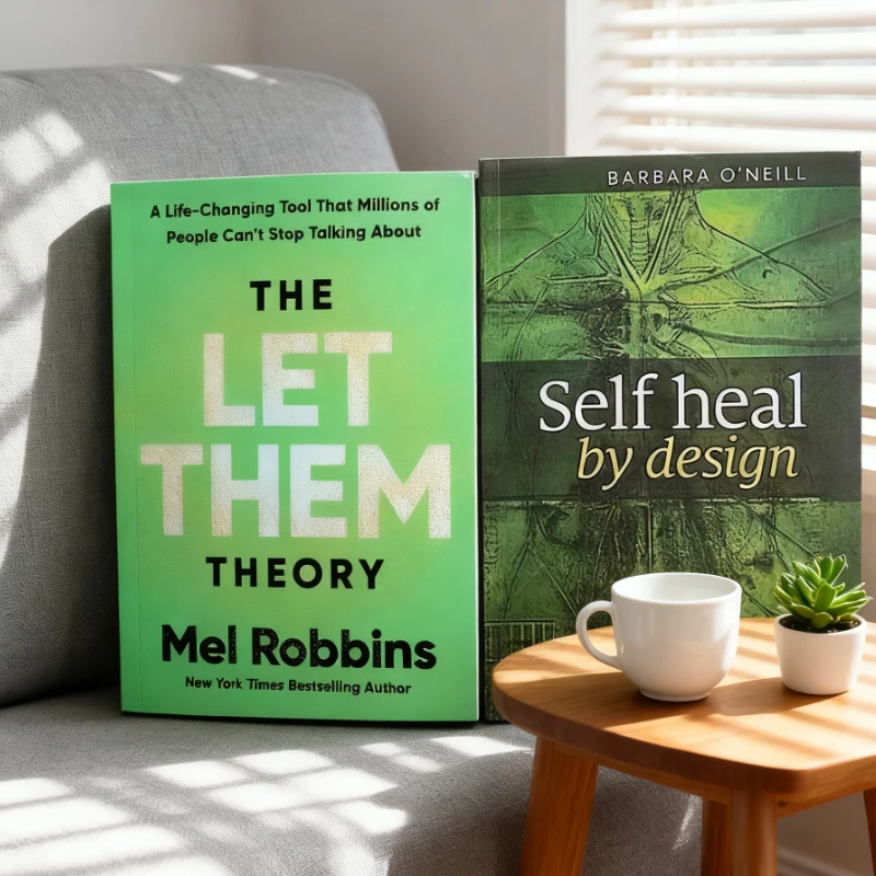 「The Let Them Theory」+「Self Heal by Design」は、習慣形成や健康管理を志す個人の成長愛好家に適しています。