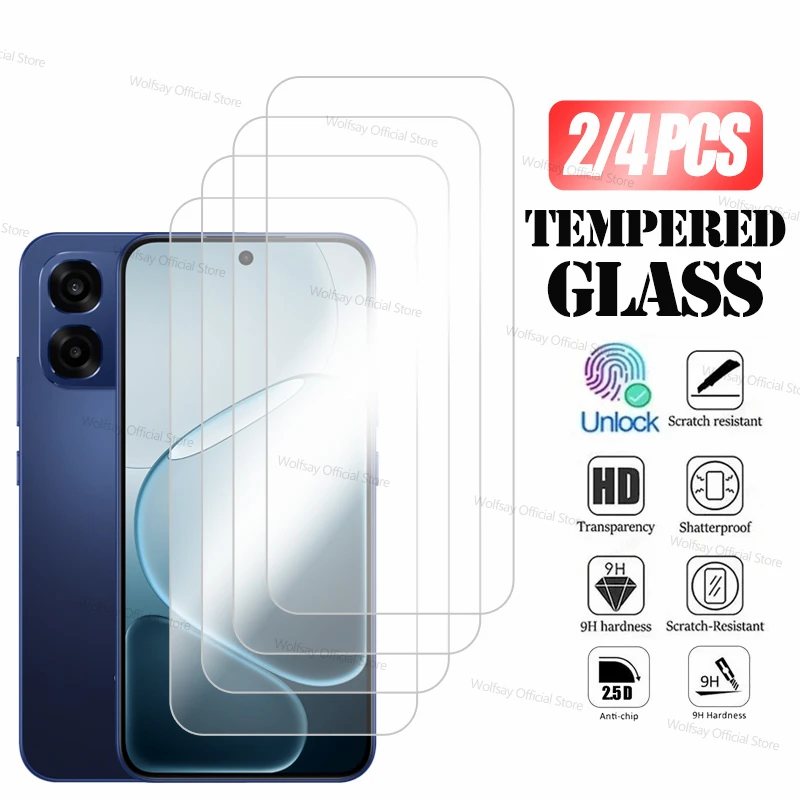 2/4PCS Tempered Gla…