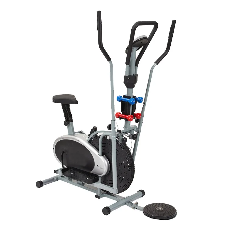 

Exercise Bike Magnetic Gym Equipment Sport Cross Trainer Bicycle Elliptical Bike With Twister And Push Up With Seat