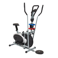 Exercise Bike Magnetic Gym Equipment Sport Cross Trainer Bicycle Elliptical Bike With Twister And Push Up With Seat