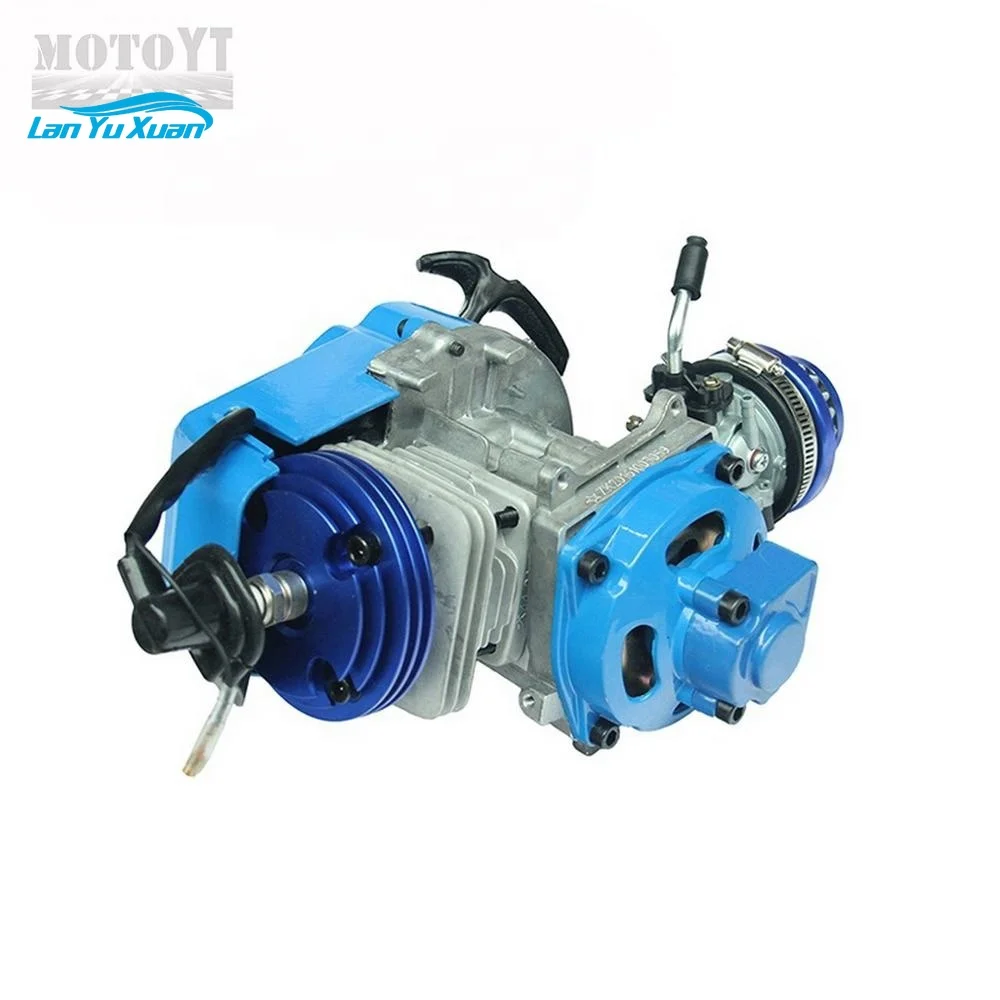 High performance 49cc 2 stroke Pull Start Engine Motor 44-6 Mini Pocket PIT Quad Dirt Bike ATV Buggy