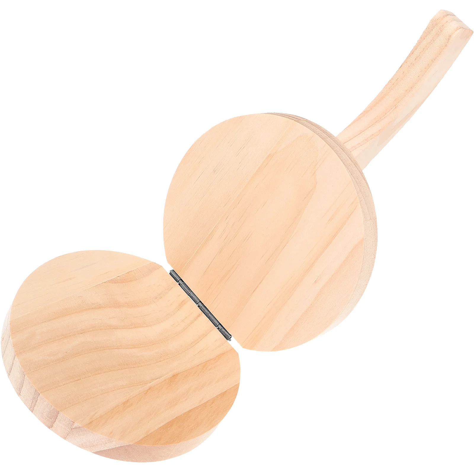 

Labor-Saving Wooden Dumpling Wrapper Presser Smooth Surface Texture Comfortable Hand Feeling Pastry Tool Dumpling Skin Presser