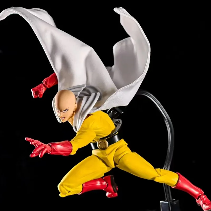 KAIYODO مذهلة ياماغوتشي Revoltech Saitama عمل الشكل واحد لكمة رجل بولي كلوريد الفينيل تمثال أنيمي لعبة مجسمة جمع هدية #4