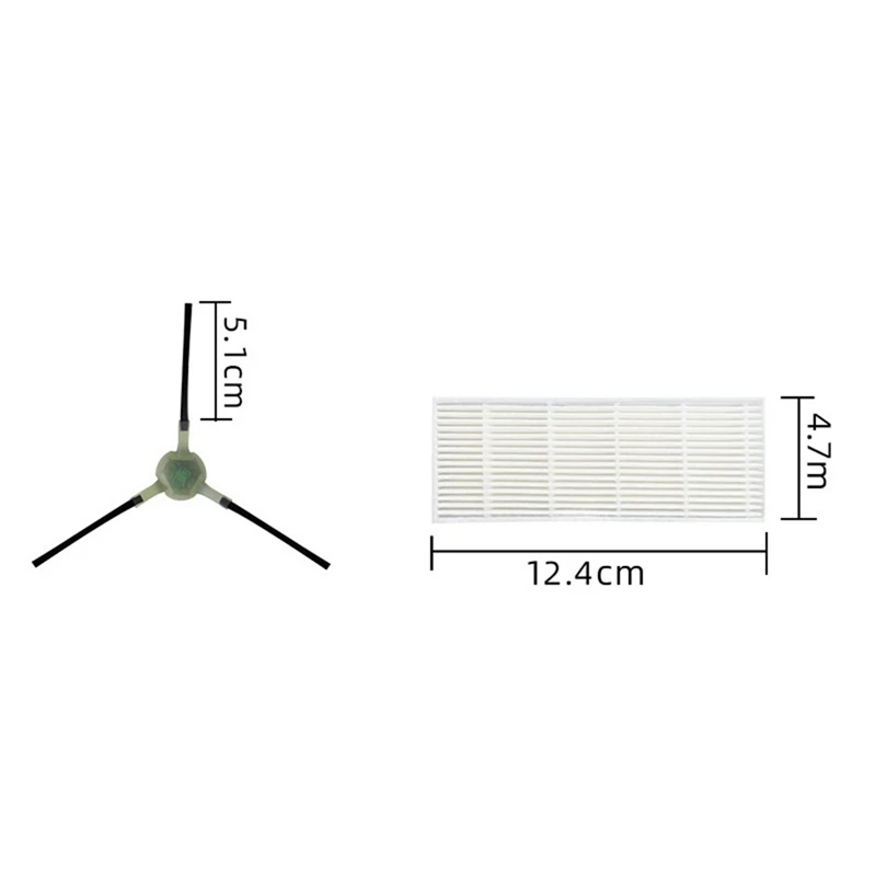 Kit de accesorios de piezas de repuesto para aspiradora robótica Lefant M210 M210S M210B M213