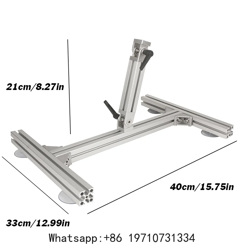 Aluminum Alloy Reciprocating Linear Motor Bracket DIY Angle Adjustable Linear Actuator Stands for Home Automation Projects