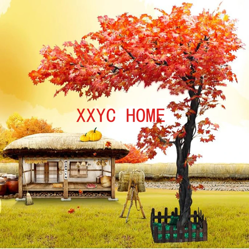 

Tree,Large ,Handmade Fake Maple Silk Leaves Wedding Event Indoor Outdoor 1.5mx1.2m