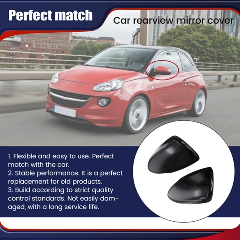 

A13F-Car Rearview Mirror Cover Door Mirror Shell For Opel Vauxhall Astra K 2016-2022 Insignia B MK2 2017-2022