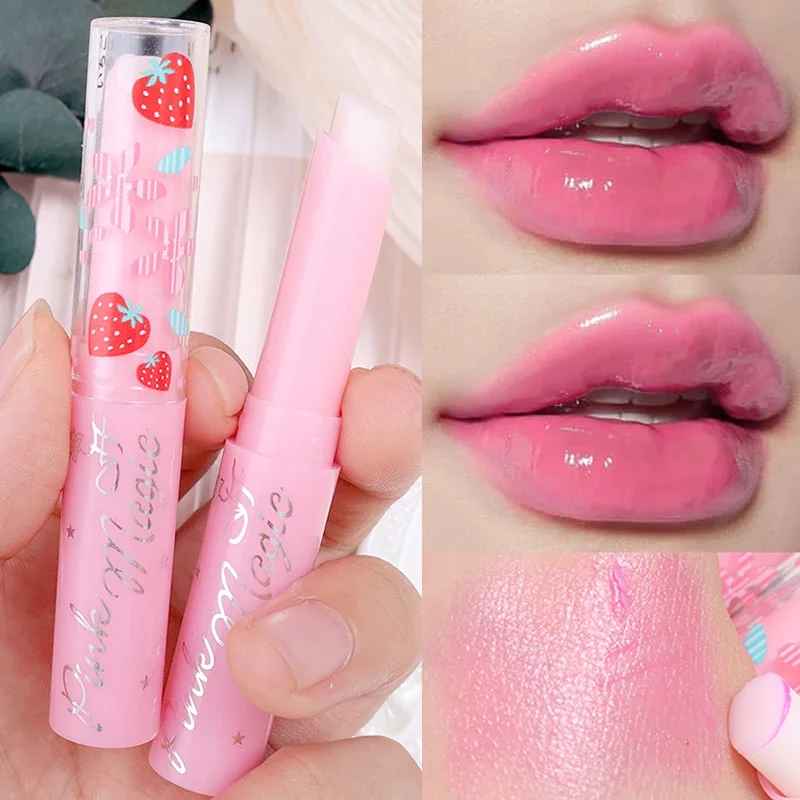 Waterproof Color Changing Lip Gloss Moisturizing Color Long Last Gloss Lip Balm Anti-drying Hydration Lips Care Beauty Cosmetics