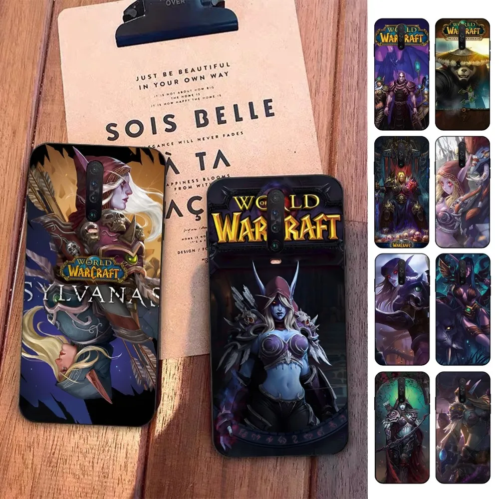 W-World Of W-Warcraft Phone Case For Redmi 5 6 7 8 9 10 plus pro 6 7 8 9 A GO K20 K30 K40 pro plus F3 Fundas