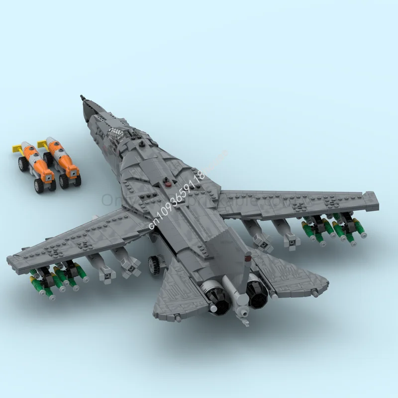 2040 قطعة MOC F Aardvark الخالق الخبراء نموذج اللبنات العمارة هدايا عيد الميلاد تجميع لتقوم بها بنفسك لعبة الطوب الإبداعية للأطفال #4