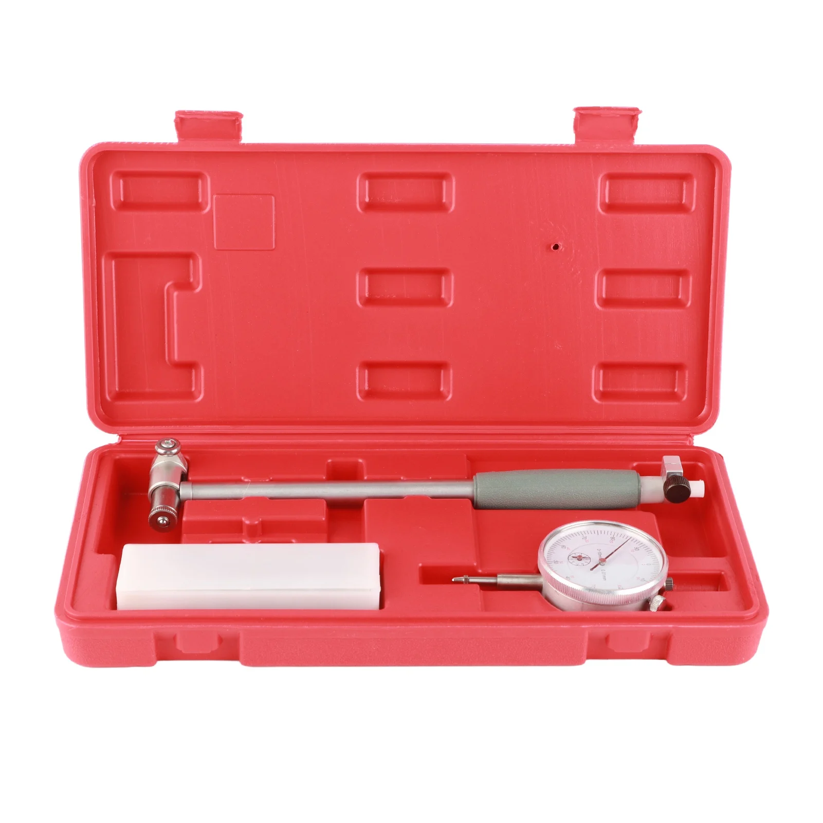 50-160mm Bore Dial Indicator Inner Diameter Gauge Measuring Rod Micrometer Gauge Measuring Tool Hole Bore Dial Indicator Set