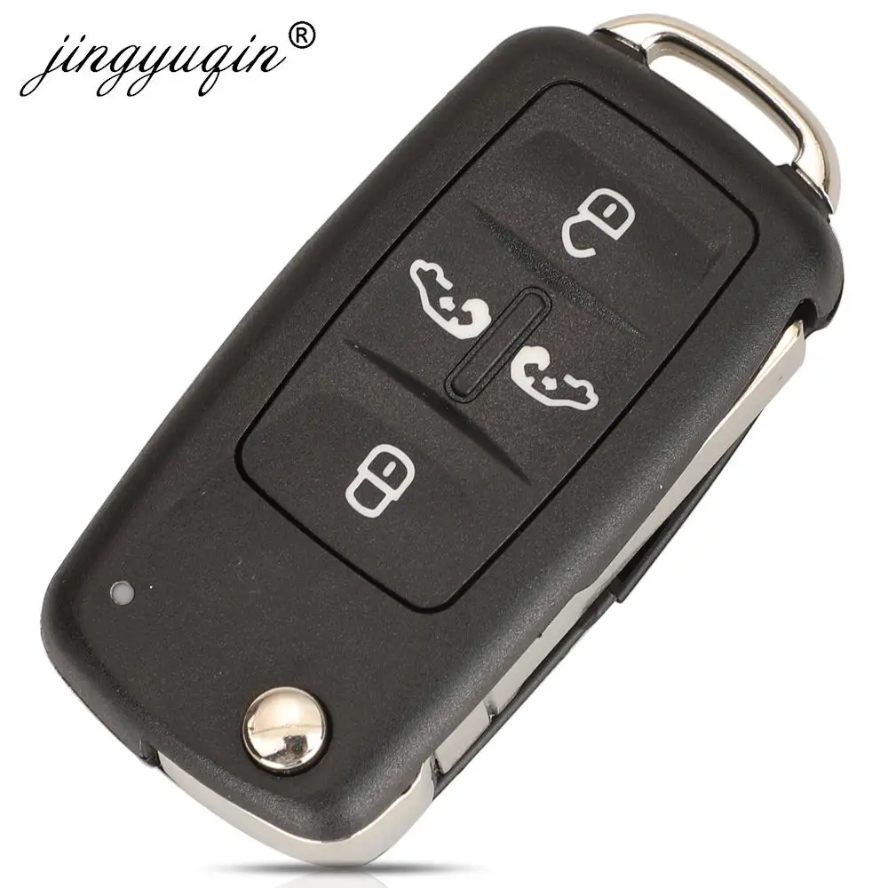 jingyuqin 7N0837202K /F/AE Remote key 315/434Mhz For VW Sharan Multivan Caravelle Transporter ID48 NON-KEYLESSGO 5K0 837 202 AD