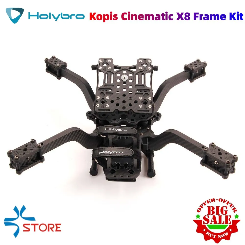 HolyBro Kopis Cinematic X8 Frame Kit FPV Racing Rc Drone Frame Kit per Quadcopter / Rc Racing Drone Parts