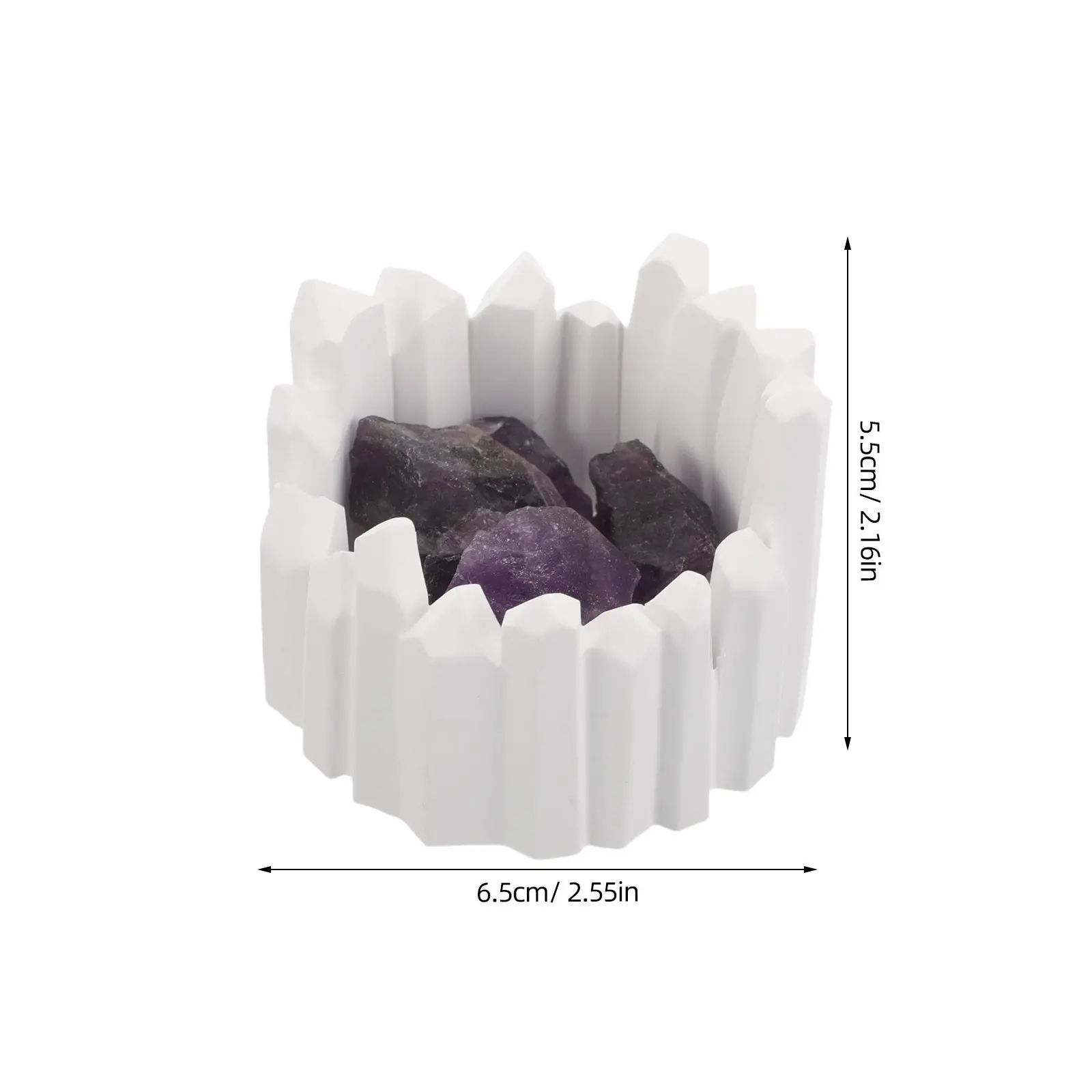 Amethyst For Essential Oils Small Desktop Passive Natural Cluster Decoration Handcrafted Crystal Rock Ornament For Home Decor