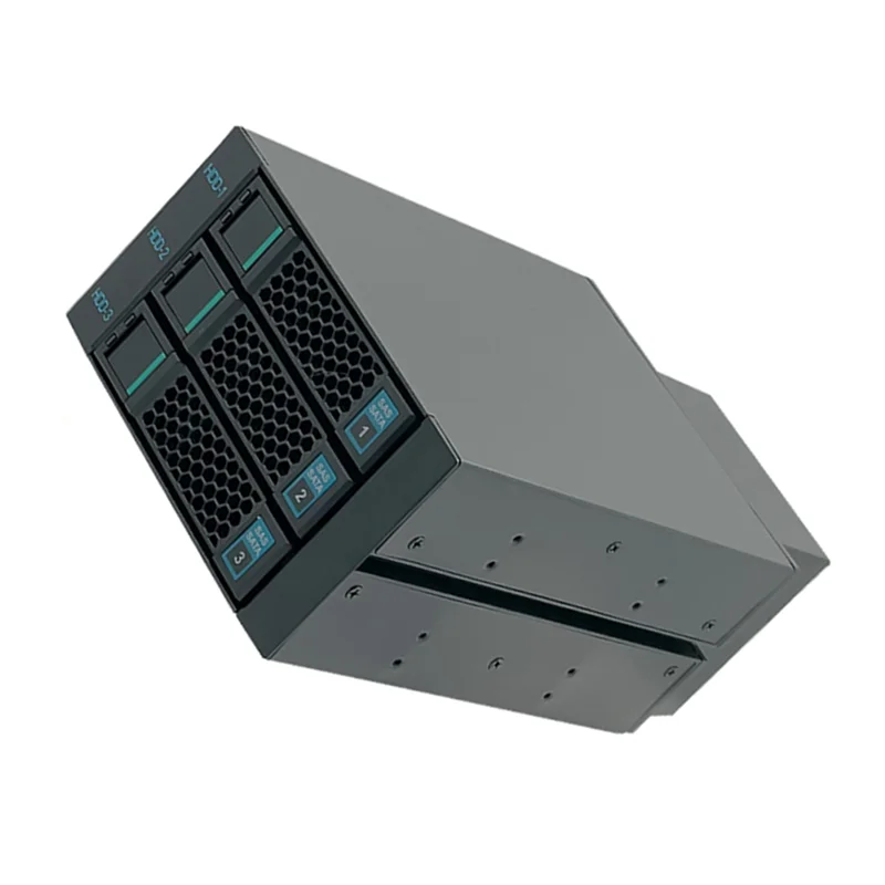 

AT93-3-Bay SATA SSD HDD 3,5-дюймовый модуль клетки диска с возможностью горячей замены для хранения данных для двух 5,25-дюймовых позиций оптического привода