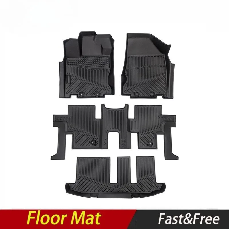 

Car Floor Mats for 2013-2021 Nissan Pathfinder All-Weather TPE Rubber Floor Mats United States