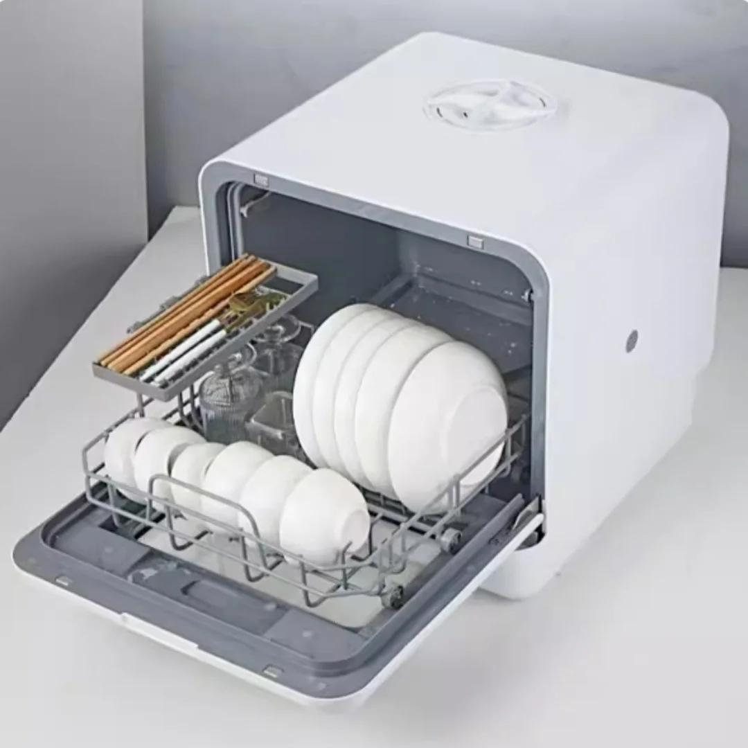 Dedicated small dishwasher desktop with water tank, free installation, fully automatic household dishwasher