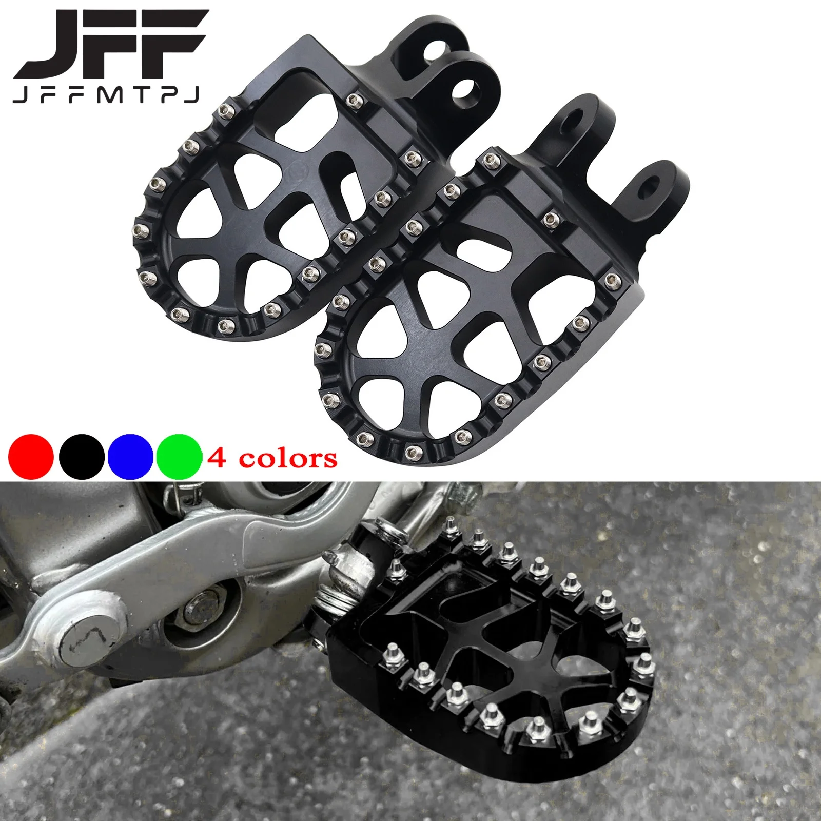 FootRest Foot Pegs Pedal For XRV650 XRV750 CRF1000L CRF230L CR80R XR250R XR400R XR650L KLX250R KLX300R KLX650 KLX650R KLR650