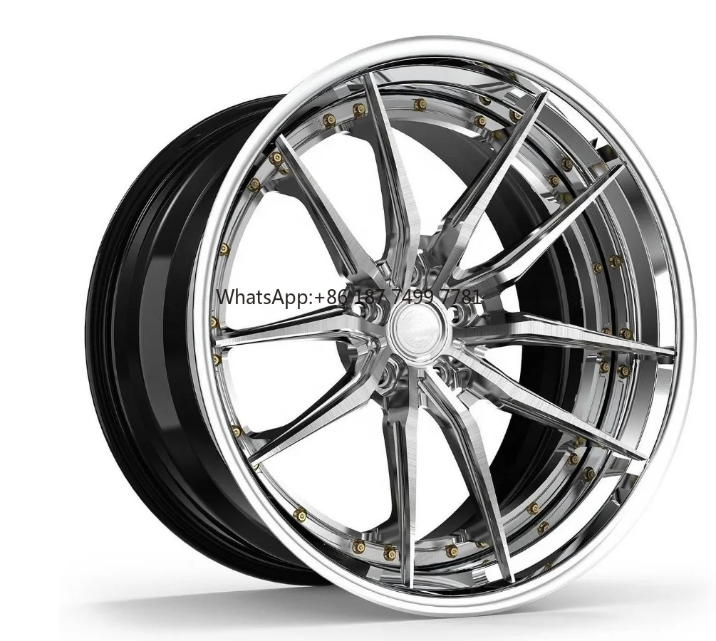 

Double Pieced of High Quality Forged 17 18 20 26 Inch 9.5J 10.5J 11.5J 12.5J PCD 5*108