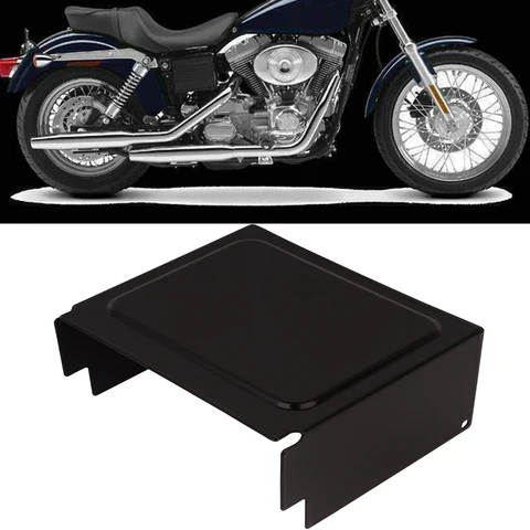 Harley Sportster 883 1200 XL 1997-2003 Dyna Low Rider Super Glide 1997-2005 Черная Боковая Крышка Держатель Светильника Для М...