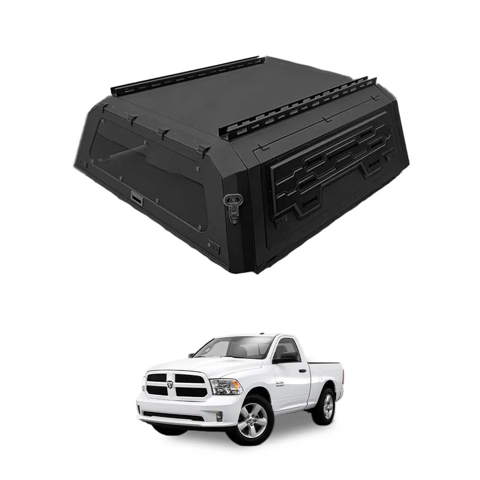 Customized 4X4 Accessories RAM 1500 Campers Or Canopy Hard Pickup Topper  Made In Aluminium canopy GMC Sliverado 