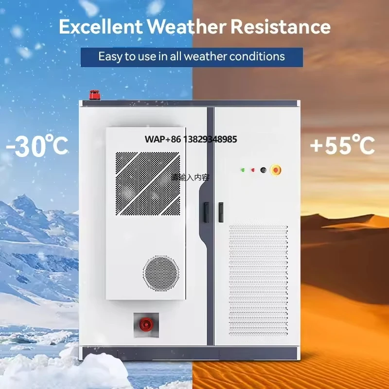 All in One Solar Energy Storage System Lithium High Voltage 100kWh 200kWh 1MW 2MW Bess Solar Cabinet Battery