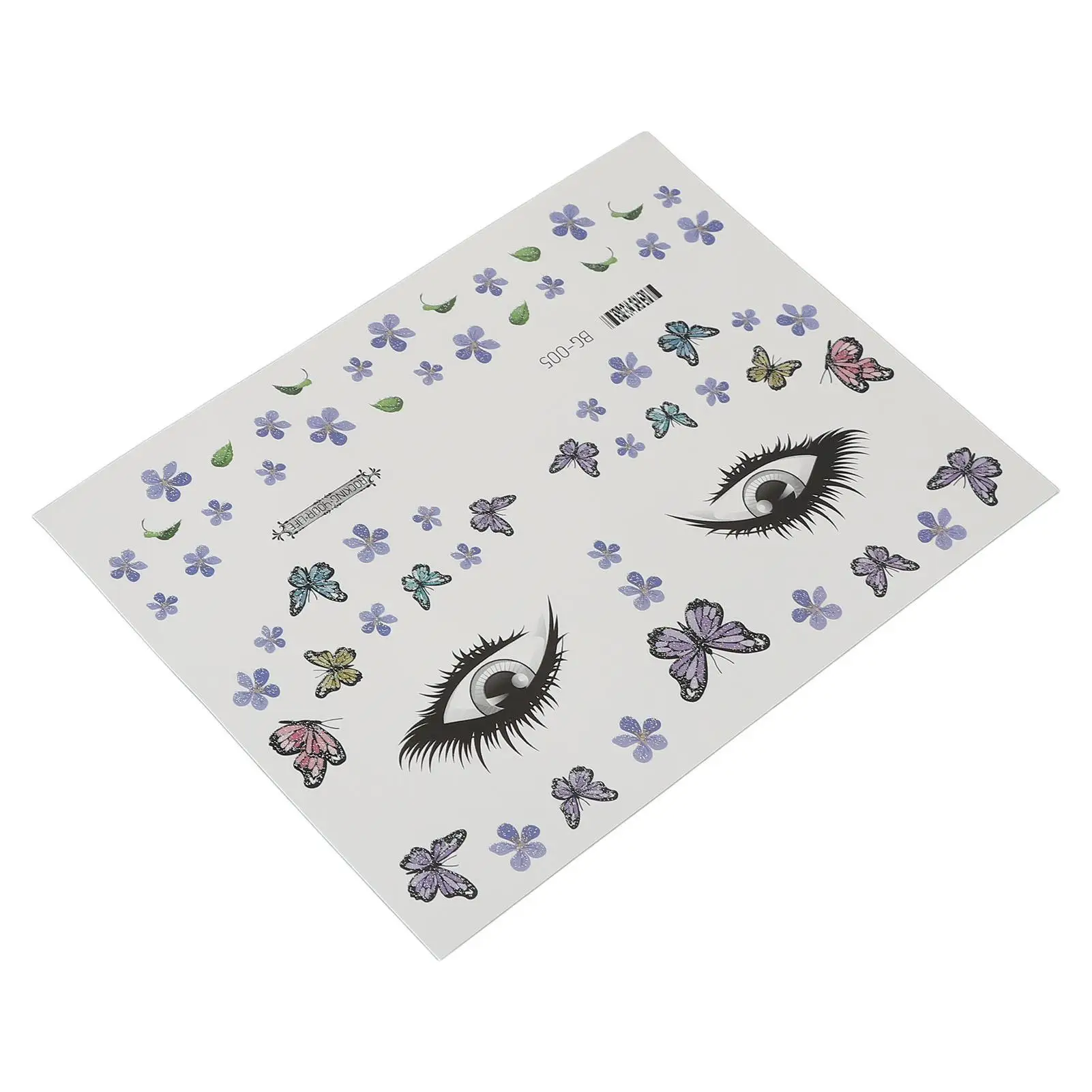 Autocollants de tatouage temporaire pour le visage, retrait facile, motifs vifs longue durée, couleurs vives, parfaits pour la fête d'halloween