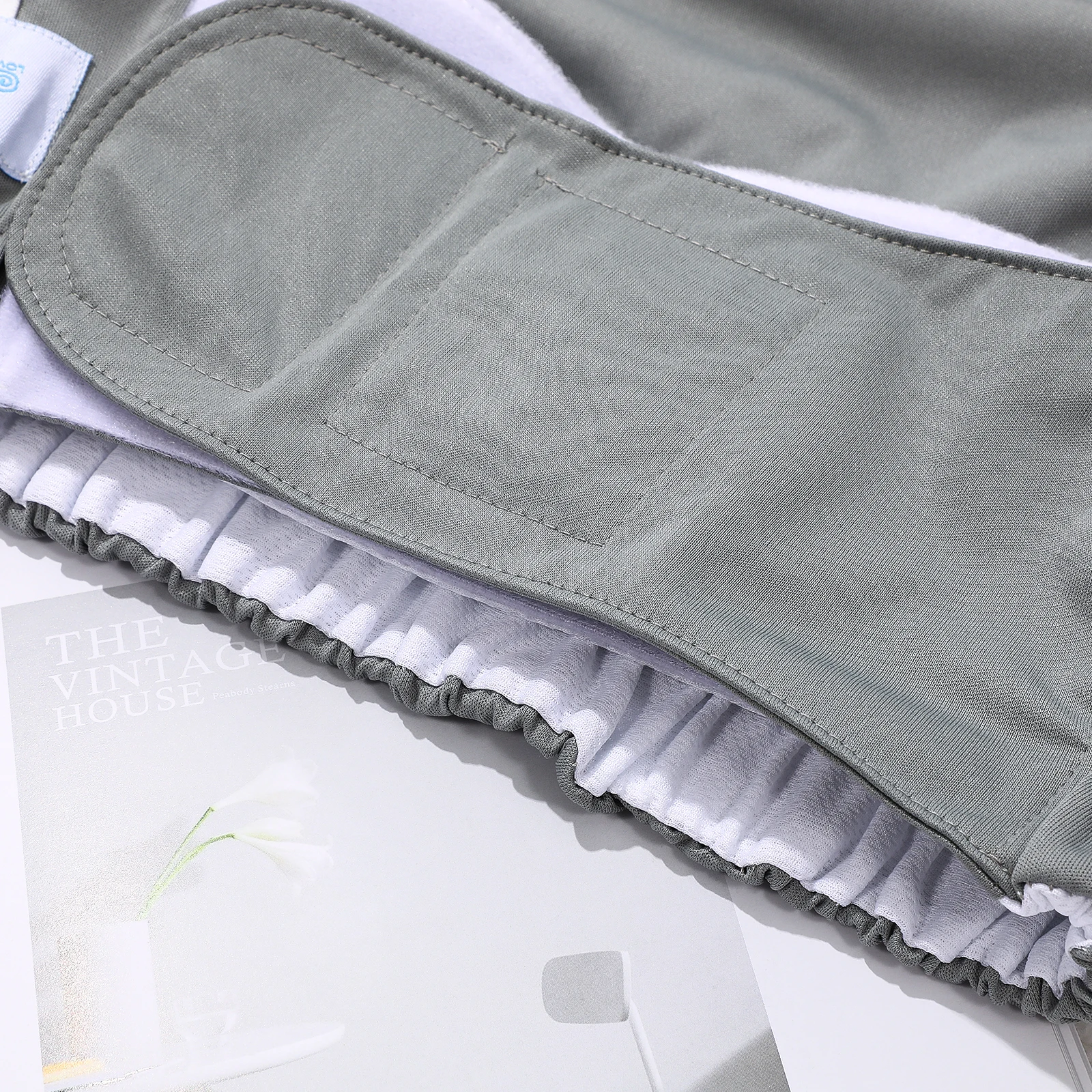 حفاضات للكبار قابلة للغسل، ملابس داخلية قابلة لإعادة الاستخدام، نسيج شبكي من مادة TPU، حزام خصر مرن قابل للتعديل، حلقة إغلاق فائقة للمنزل #5