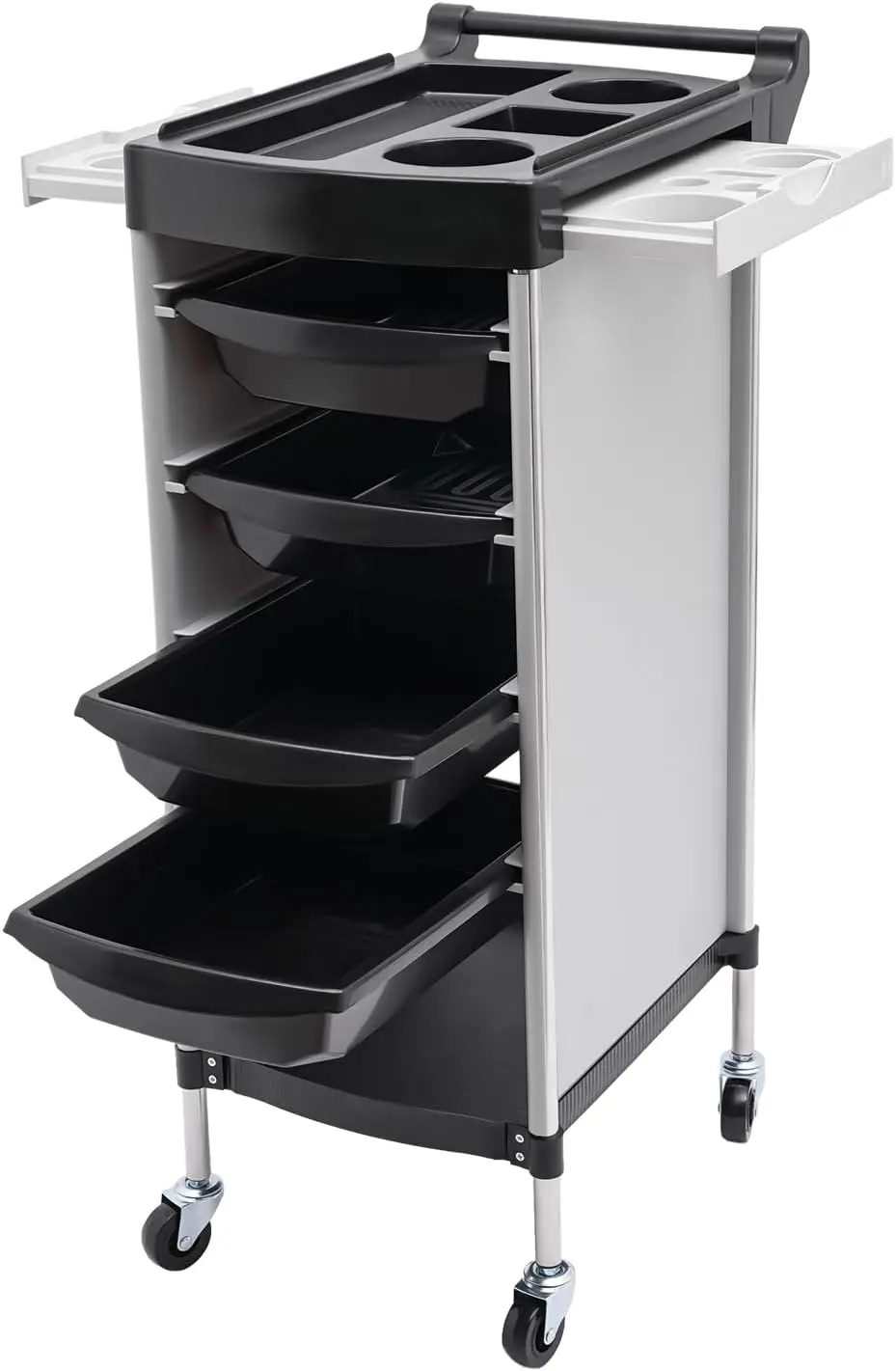 

Salon Trolley, 6-Tier Multi-Functional Salon Trolley Cart, Beauty Cart, Hair Cart with Wheels, for Extra Storage, Space Saving Sal