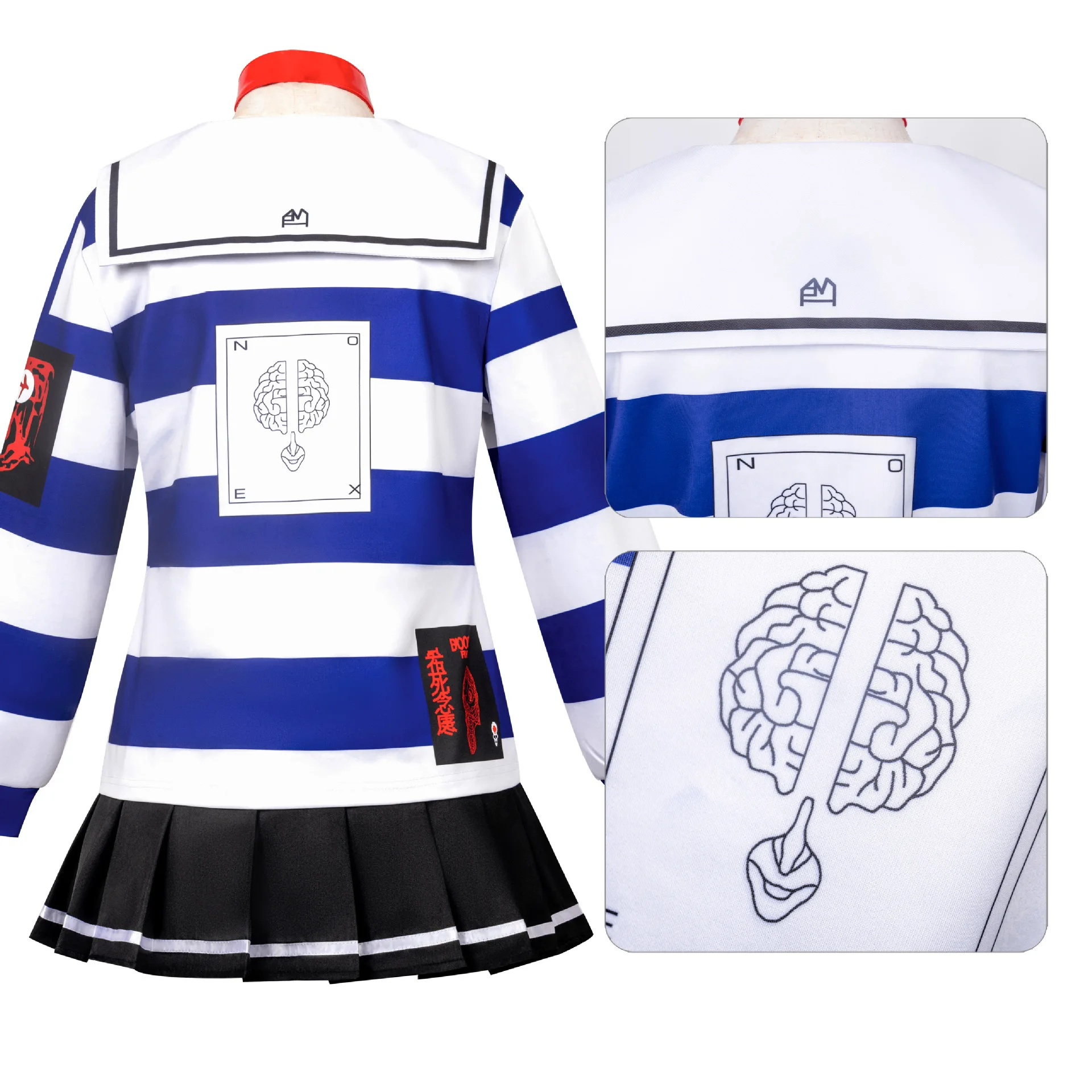 

2026 new Game The Hundred Line Role Play Uniform Amemiya Darumi Cosplay Costumes Halloween Carnival Party Dressing hotsale