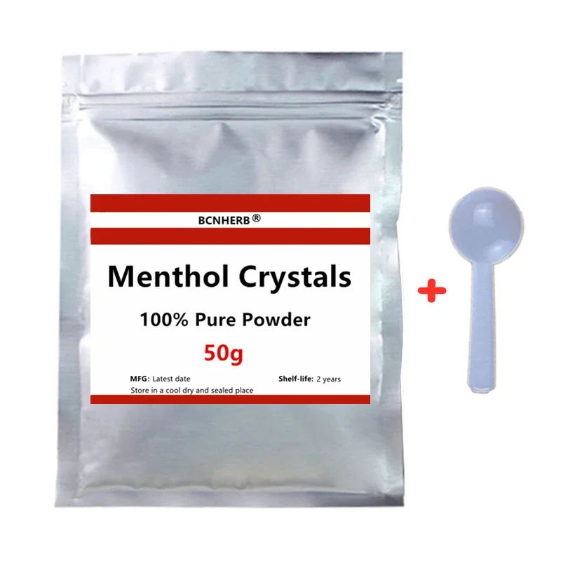 100% Menthol kristalle, rein natürlich, kühl und erfrischend, Hautpflege-Rohstoff Menthol 50-1000g