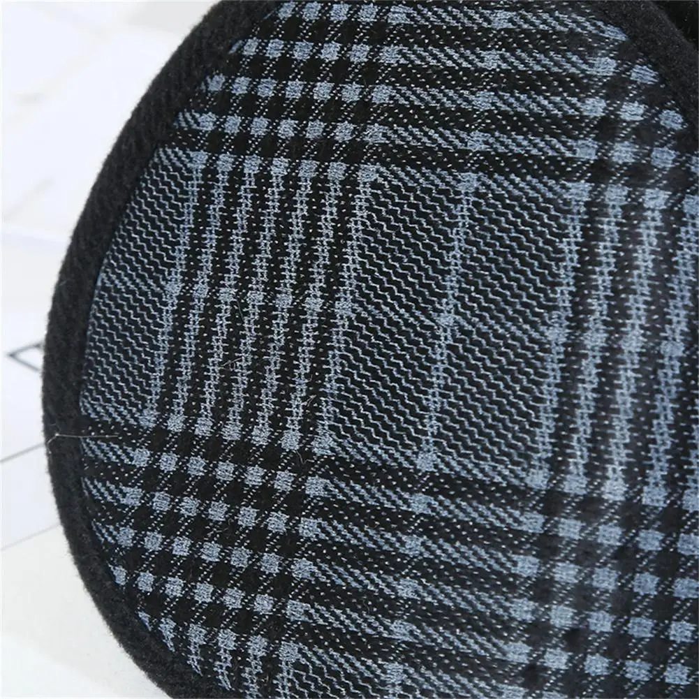 Winter Ear Caps Plaid Print Ear Warmer Riding Winter Ear Caps for Winter