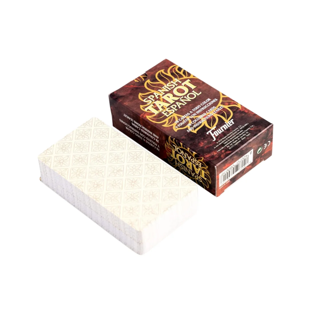 78 Cards Classic Marseille Tarot Cards Major Arcana the Star Themed Spanish Version Board Game Divination Card Set view 5