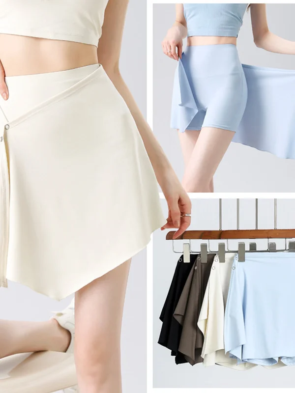 

Комплект рта и юбки для йоги с высокой талией, дышащие спортивные штаны для бега, удобная одежда для занятий фитнесом, подтягивающая ягодицы, уличная одежда