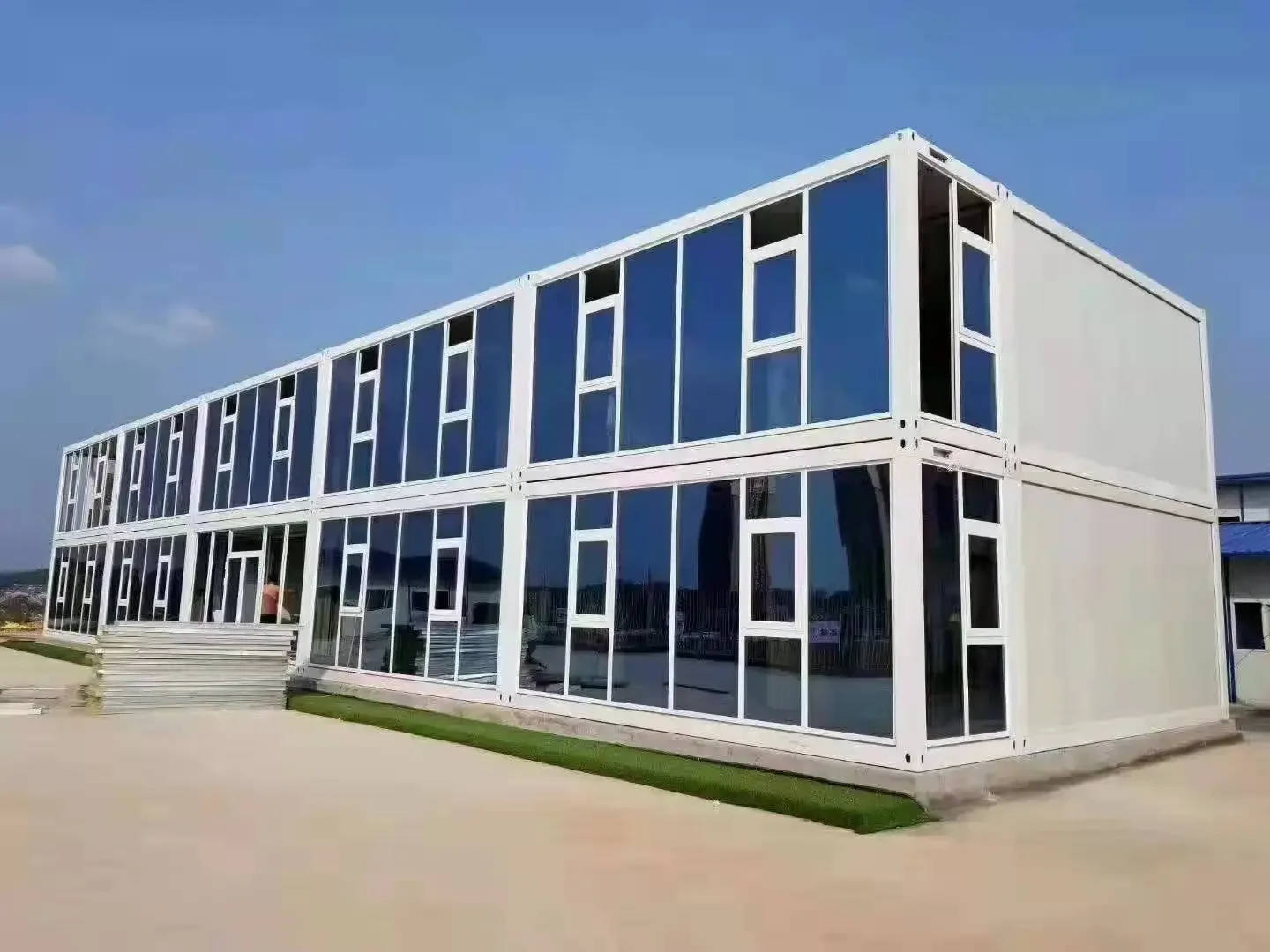 Customized container mobile house, housing, steel structure movable board house, assembly, removable outdoor glass sunlight room